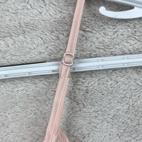 ALICE MCCALL Blush Slip Mini Dress Sz 4 Lace hem - Picture 12 of 15